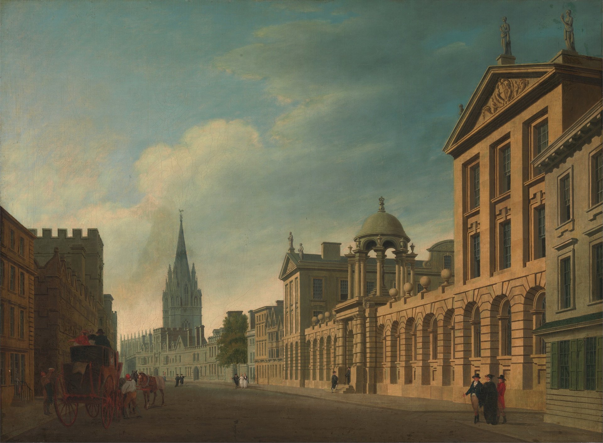 Thomas Malton painting of Oxford